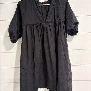 Mango Black Mini Dress